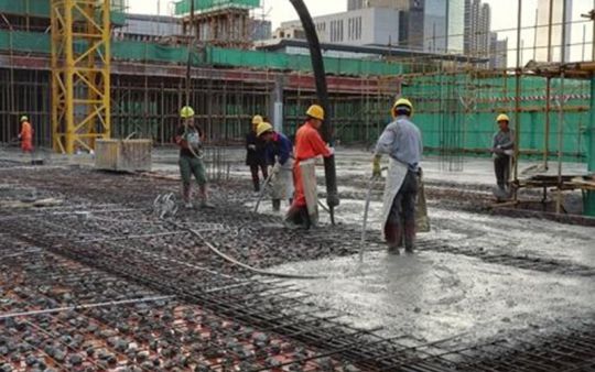 深圳市首個再生塊體混凝土應用項目——深圳灣創新科技中心再生塊體混凝土樓板成功澆筑
